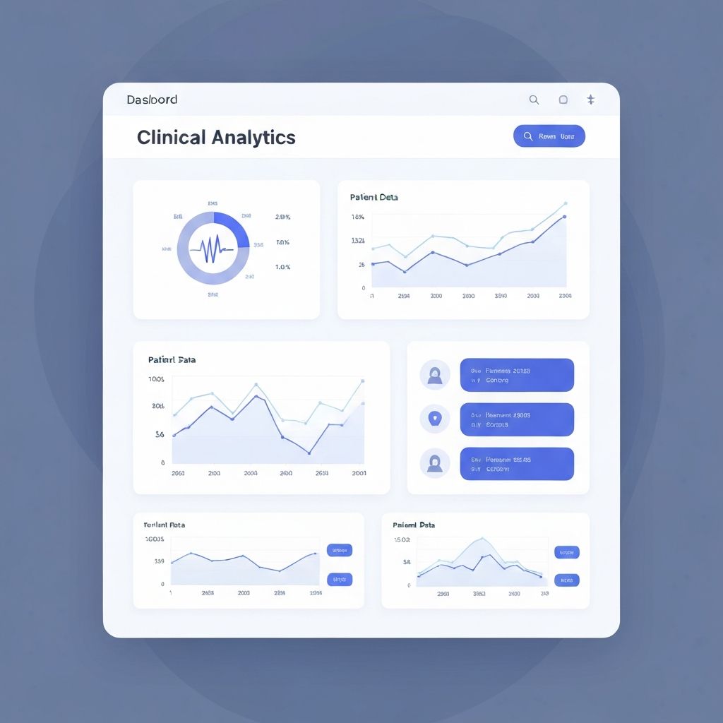 OpenHealth Dashboard showing clinical analytics and AI-powered insights